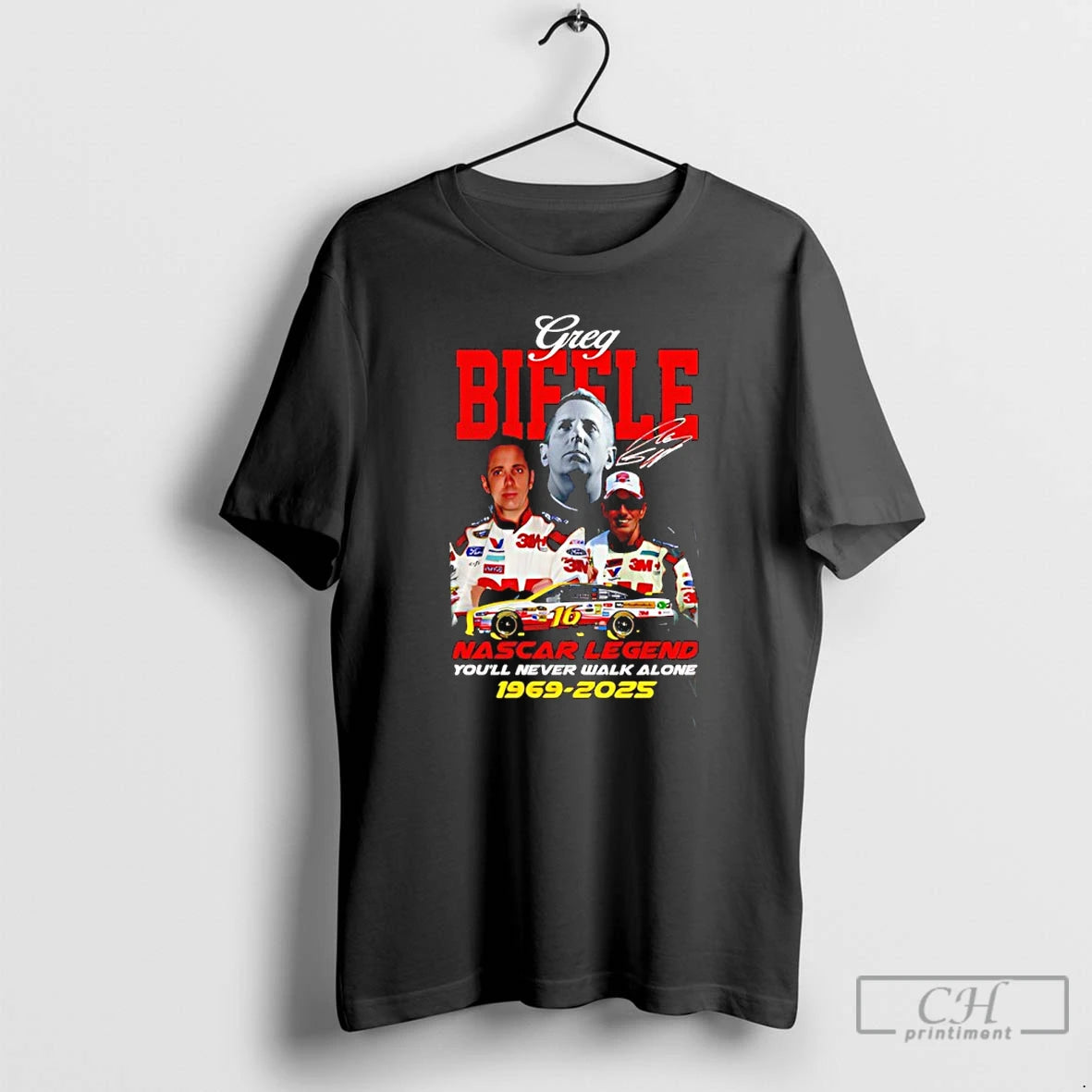 Classic Greg Biffle Nascar Legend Youll Never Walk Alone 1960 2025 T-Shirts, Hoodie, Sweatshirt | ZylaModa.com