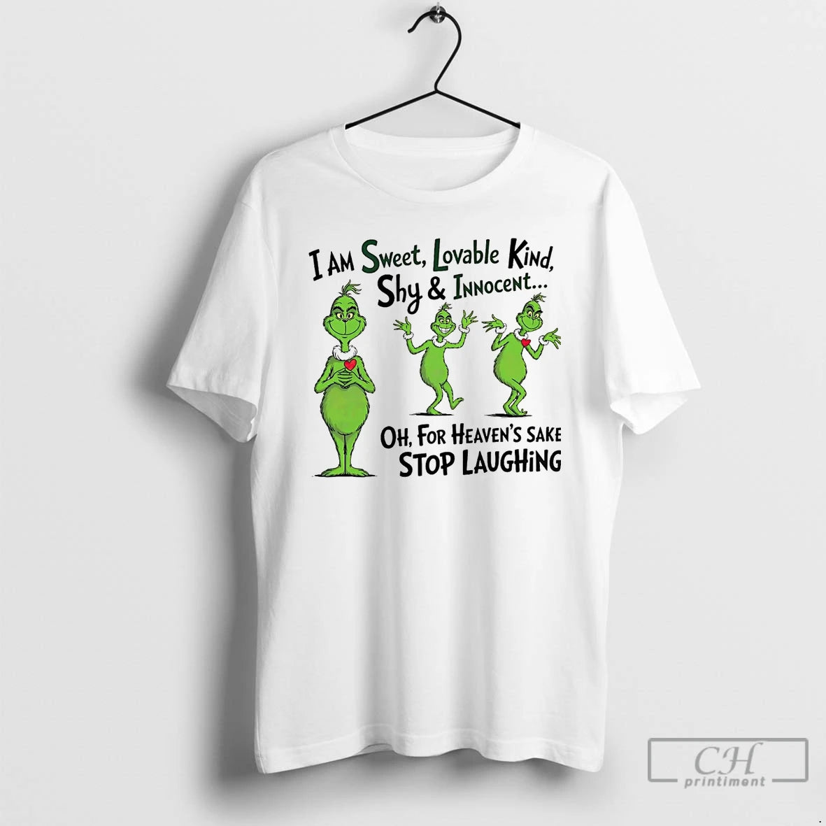 Classic Grinch I Am Sweet Lovable Kind Shy And Innocent T-Shirts, Hoodie, Sweatshirt | ZylaModa.com