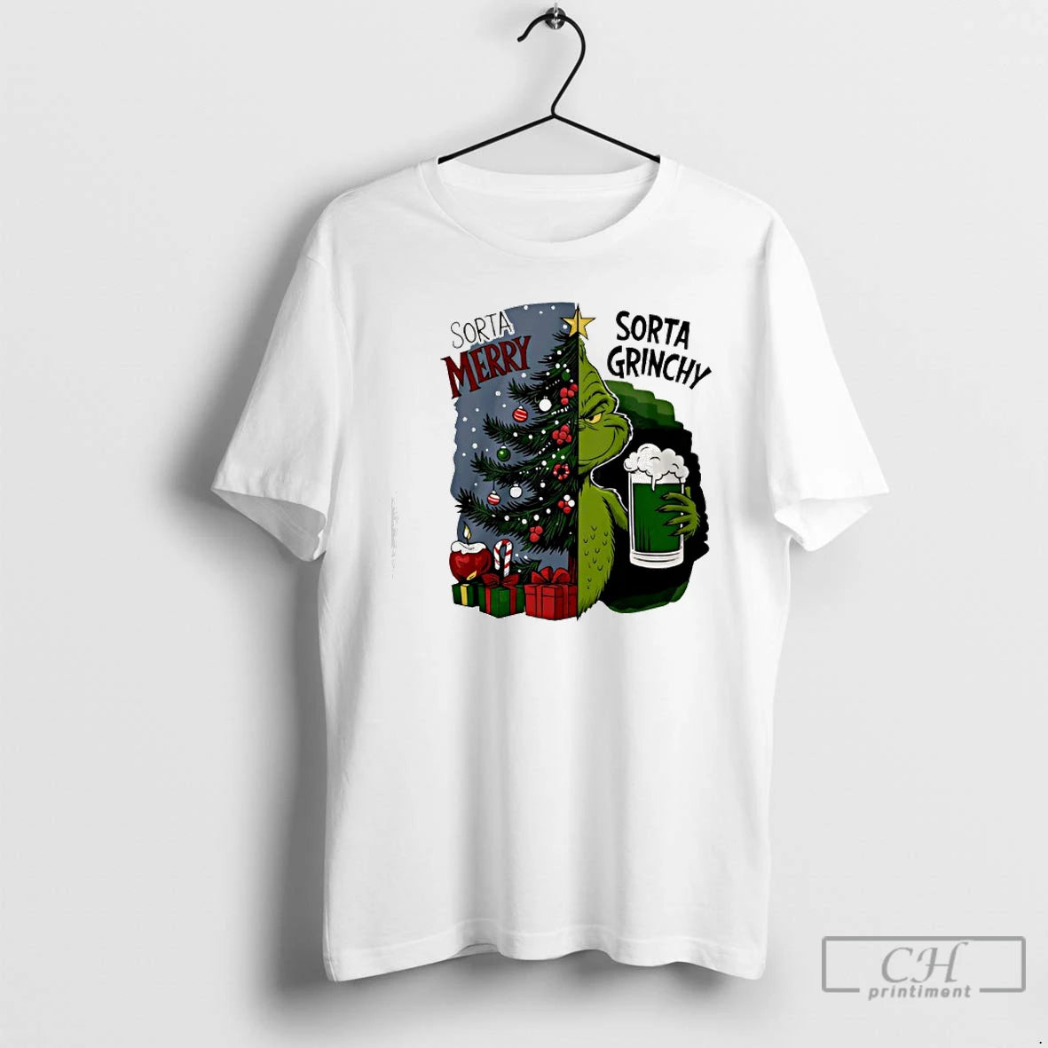 Classic Grinch Sorta Merry Sorta Grinchy Christmas Holiday T-Shirts, Hoodie, Sweatshirt | ZylaModa.com