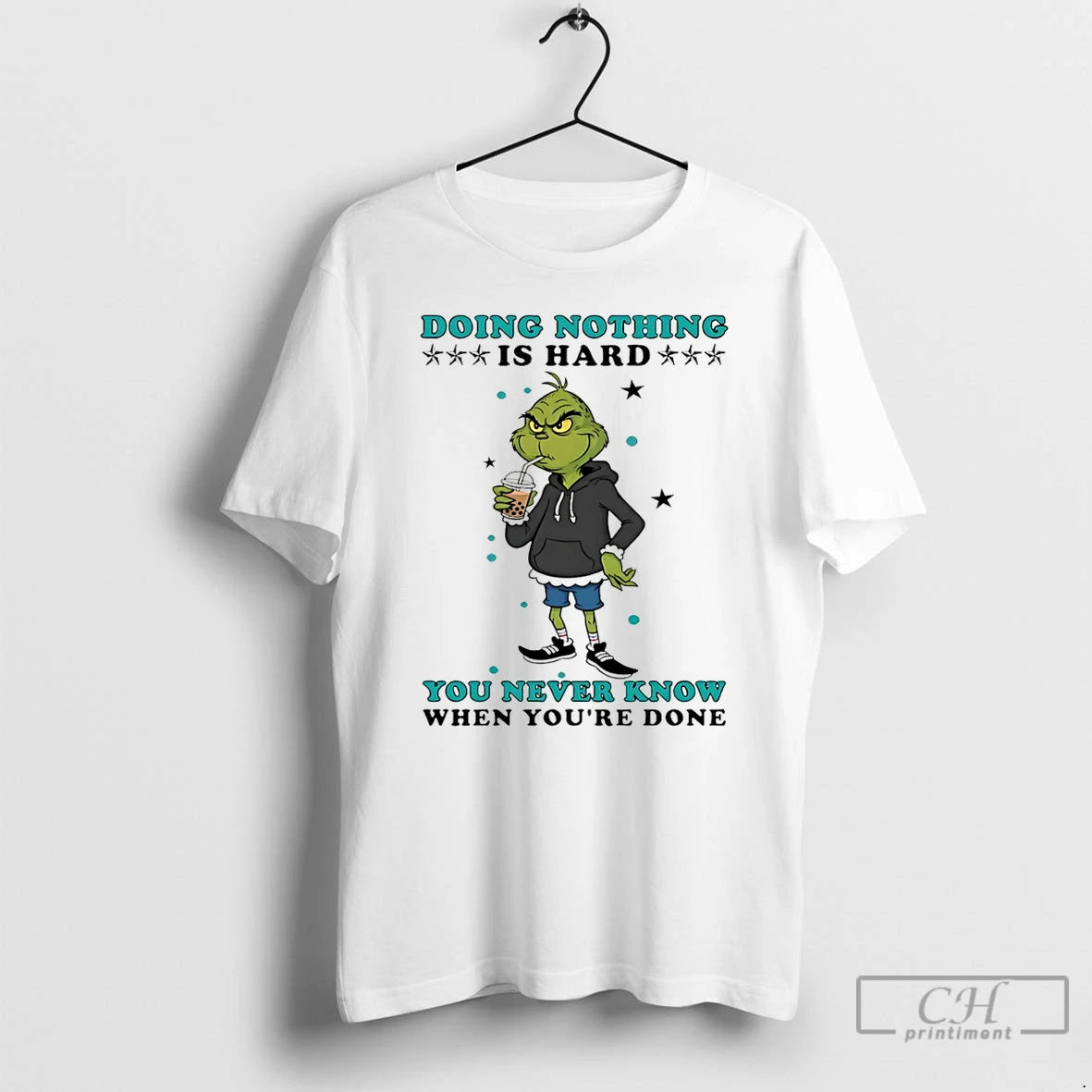 Classic Grinch Doing Nothing Is Hard You Never Know When Youre Done T Shirts Sweater Hoodie, Sweatshirt | ZylaModa.com