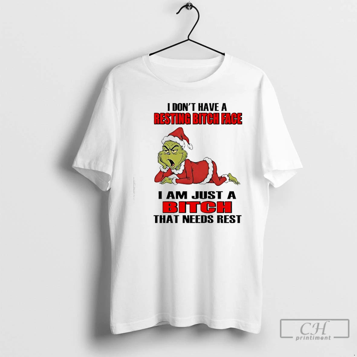 Classic Grinch I Dont Have A Resting Bitch Face I Am Just A Bitch That T-Shirts, Hoodie, Sweatshirt | ZylaModa.com