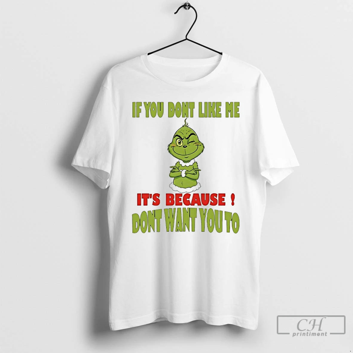 Classic Grinch If You Dont Like Me Its Because Dont Want You To T Shirts Hoodie, Sweatshirt | ZylaModa.com