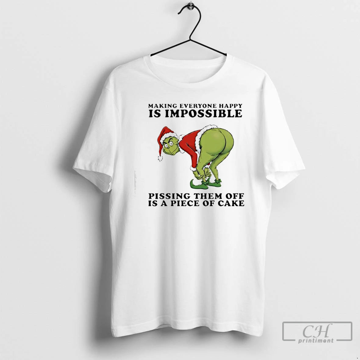 Classic Grinch Making Everyone Happy Is Impossible T-Shirts, Hoodie, Sweatshirt | ZylaModa.com