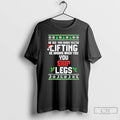 Classic He Sees You When Youre Lifting He Knows When You Skip Leg T Shirts Hoodie, Sweatshirt | ZylaModa.com