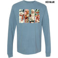 Classic Holiday Icons Long Sleeve Comfort Colors T-Shirt 'NLB' Hoodie, Sweatshirt | ZylaModa.com