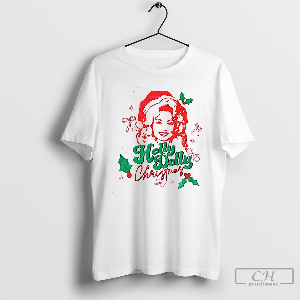 Classic Holly Dolly Coquette Western Merry Christmas T-Shirts, Hoodie, Sweatshirt | ZylaModa.com