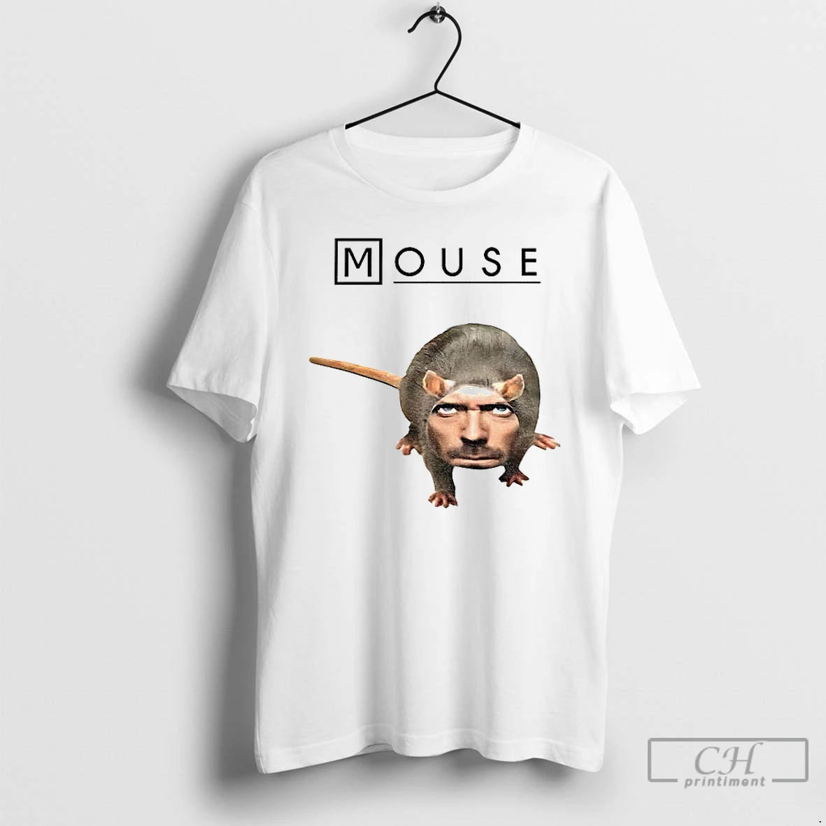 Classic Hugh Laurie Dr Gregory House X Mouse Funny Meme T-Shirts, Hoodie, Sweatshirt | ZylaModa.com
