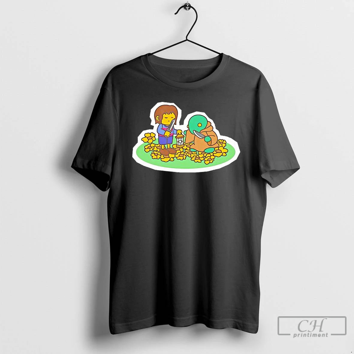 Classic Human And Tonberry Character Graphic T-Shirts, Hoodie, Sweatshirt | ZylaModa.com