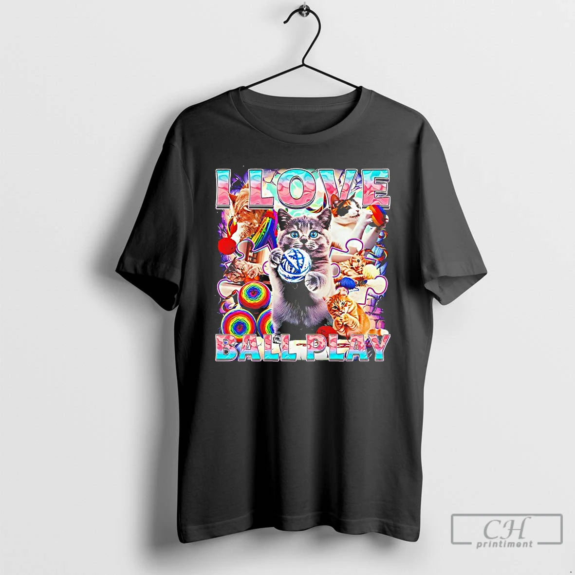 Classic I Love Ball Play Cats T-Shirts, Hoodie, Sweatshirt | ZylaModa.com
