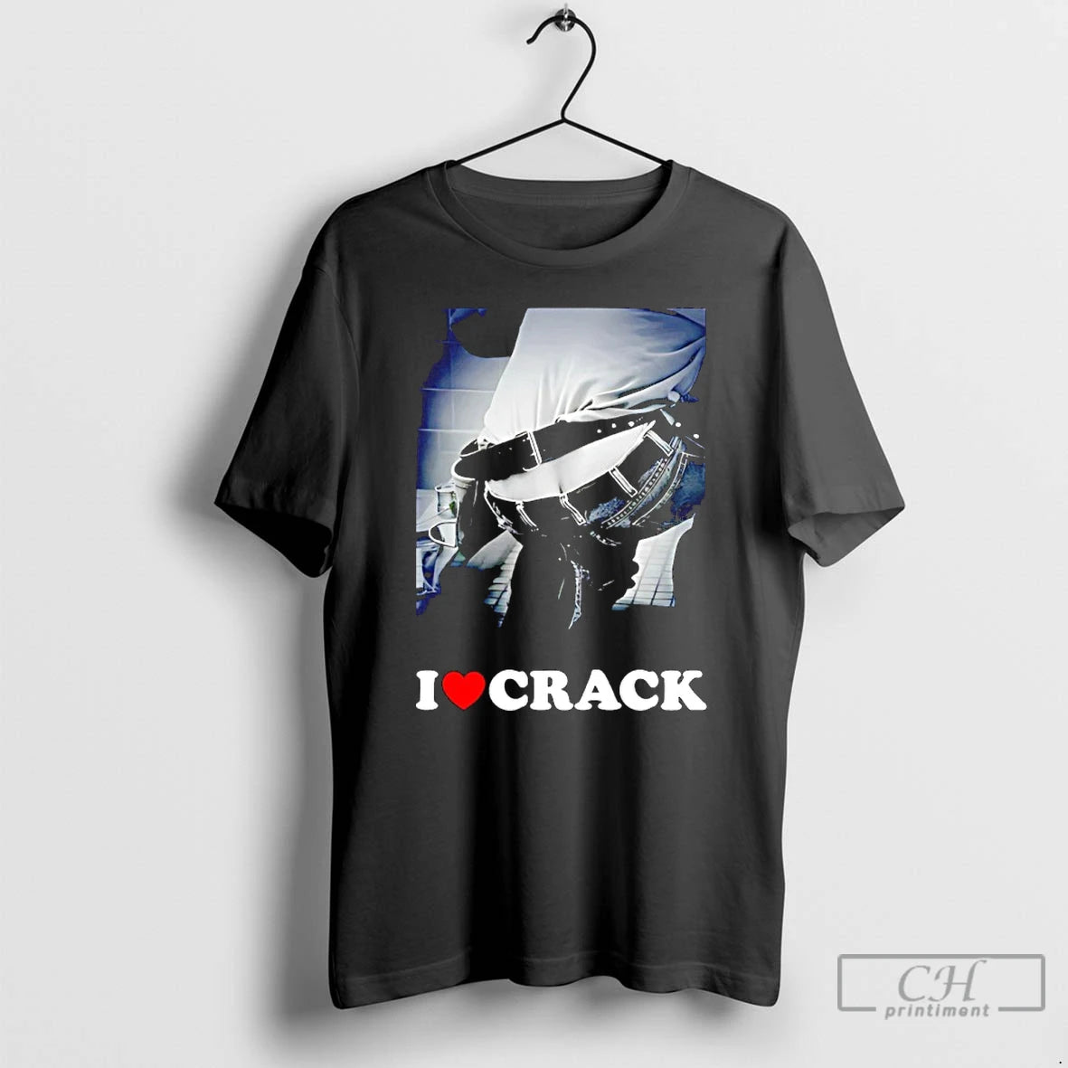 Classic I Love Crack Funny T-Shirts, Hoodie, Sweatshirt | ZylaModa.com