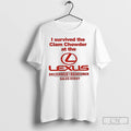 Classic I Survived The Clam Chowder At The Lexus T-Shirts, Hoodie, Sweatshirt | ZylaModa.com