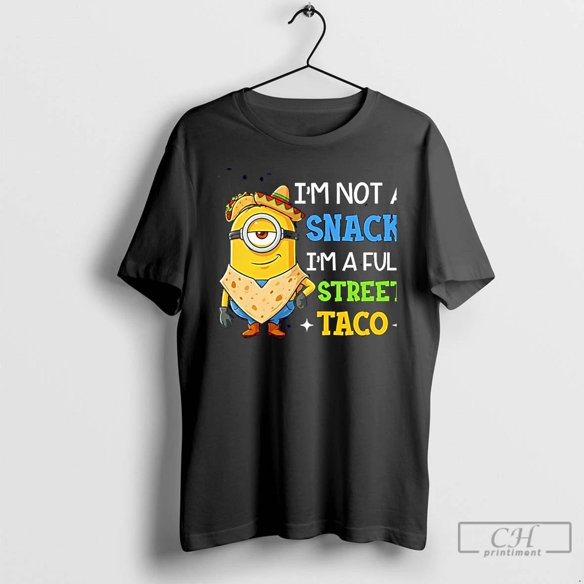 Classic Im Not A Snack Im A Full Street Taco Minion Christmas T Shirts Sweater Hoodie, Sweatshirt | ZylaModa.com