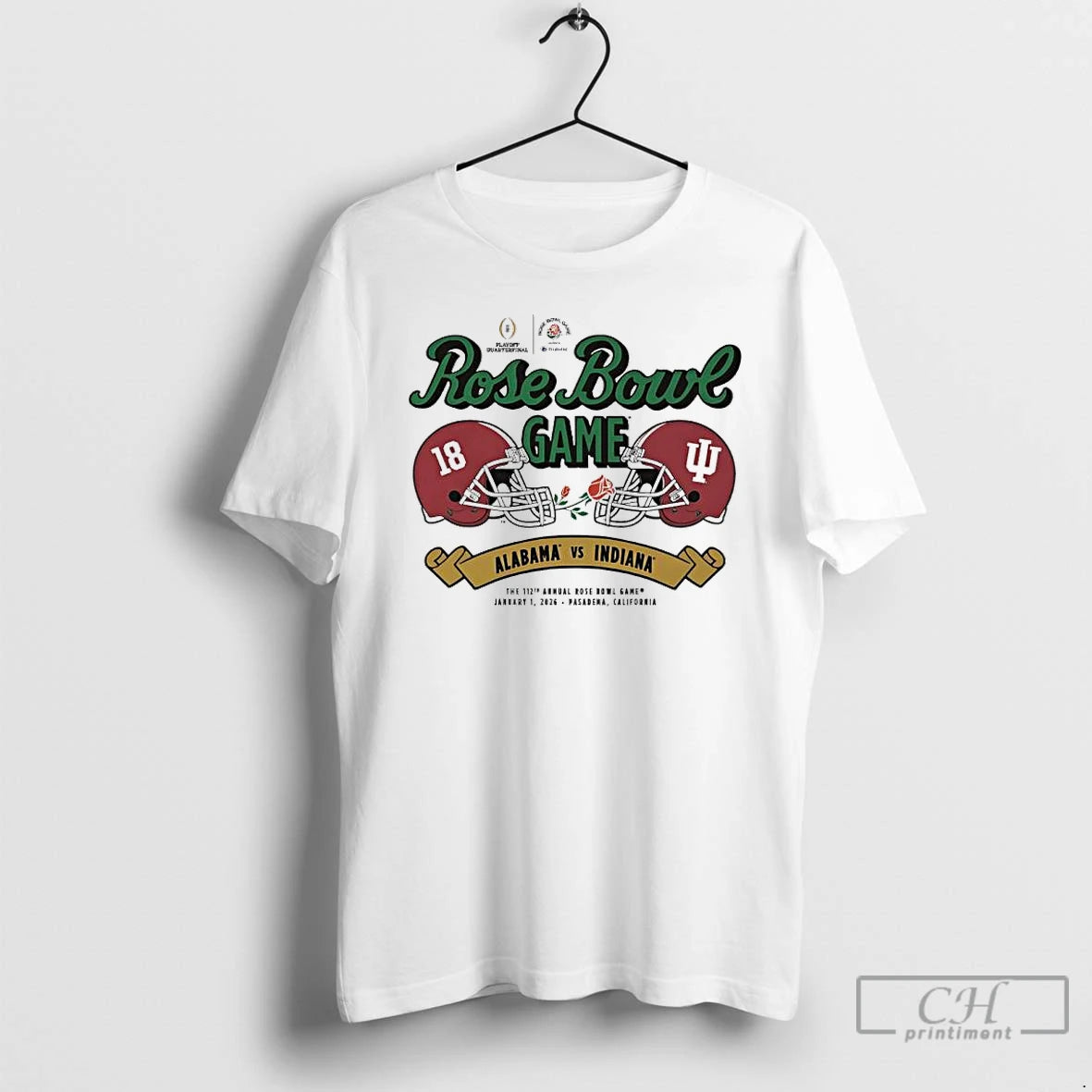 Classic Indiana Vs Alabama 2026 Rose Bowl Game Helmet Matchup T-Shirts, Hoodie, Sweatshirt | ZylaModa.com