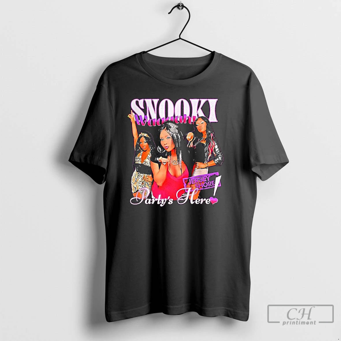 Classic Jersey Shore Partys Here Snooki Graphic T-Shirts, Hoodie, Sweatshirt | ZylaModa.com