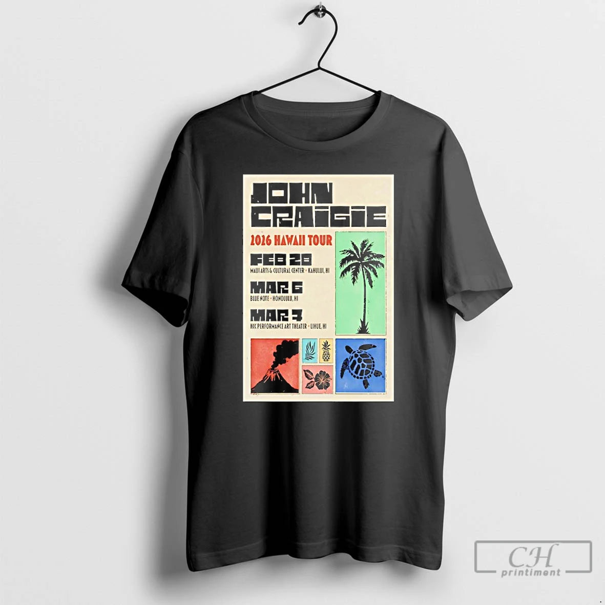 Classic John Craigie Hawaii Tour 2026 T-Shirts, Hoodie, Sweatshirt | ZylaModa.com