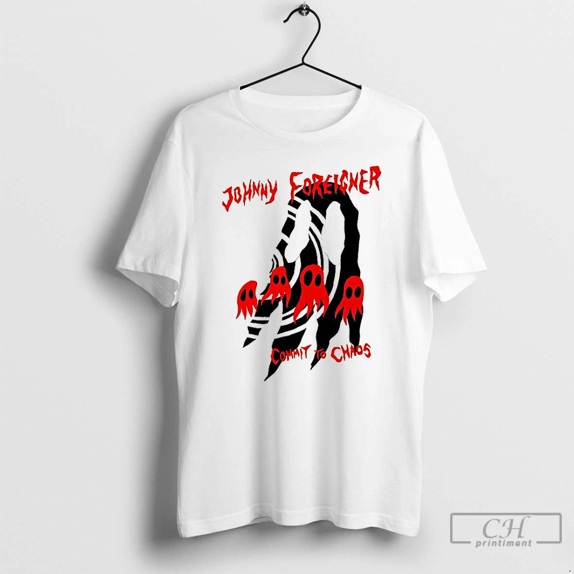 Classic Johnny Foreigner Commit To Chaos T-Shirts, Hoodie, Sweatshirt | ZylaModa.com