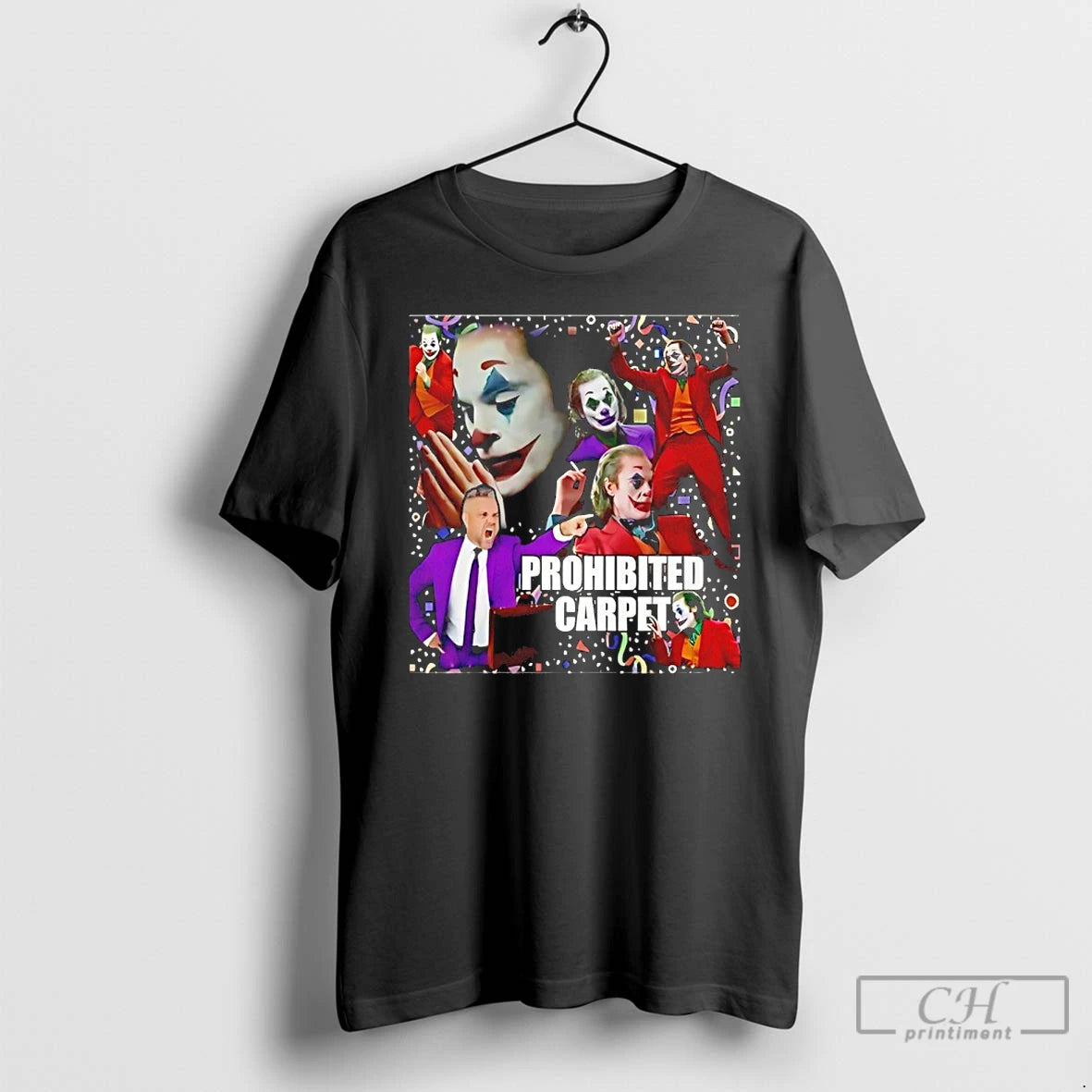 Classic Joker Prohibited Carpet Graphic T-Shirts, Hoodie, Sweatshirt | ZylaModa.com