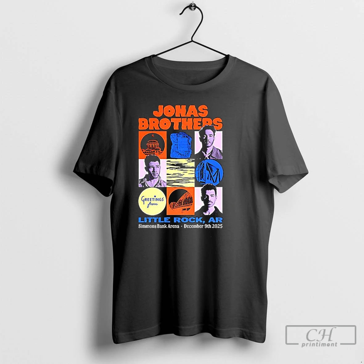 Classic Jonas Little Rock Arkansas Simmons Bank Arena 2025 T-Shirts, Hoodie, Sweatshirt | ZylaModa.com