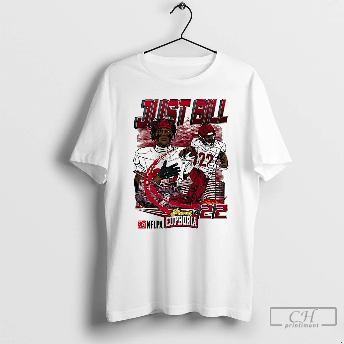 Classic Just Bill Washington Commanders Football Tank Player Number 22 Cartoon T-Shirts, Hoodie, Sweatshirt | ZylaModa.com