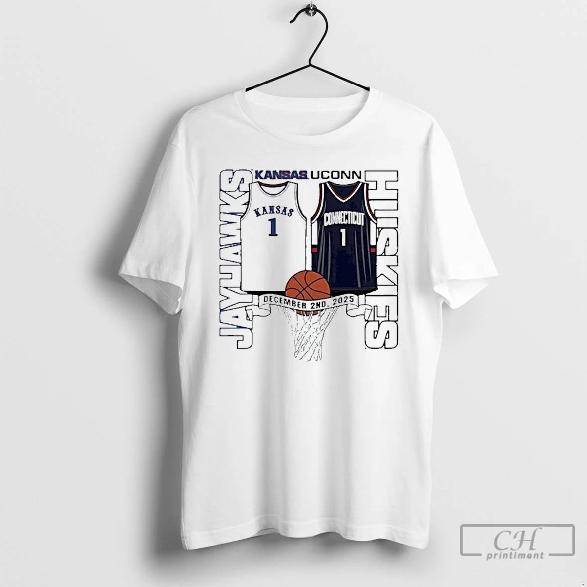 Classic Kansas Jayhawks Vs Uconn Huskies Basketball 2025 Gameday T-Shirts, Hoodie, Sweatshirt | ZylaModa.com