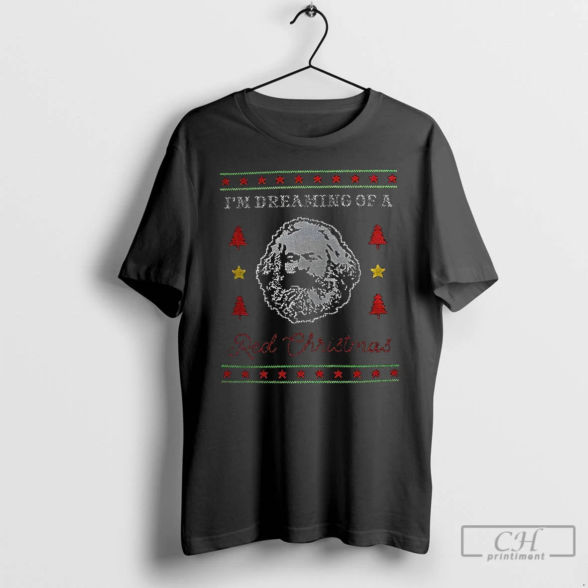 Classic Karl Marx Im Dreaming Of A Red Christmas Philosophy Ugly Christmas T Shirts Sweater Hoodie, Sweatshirt | ZylaModa.com