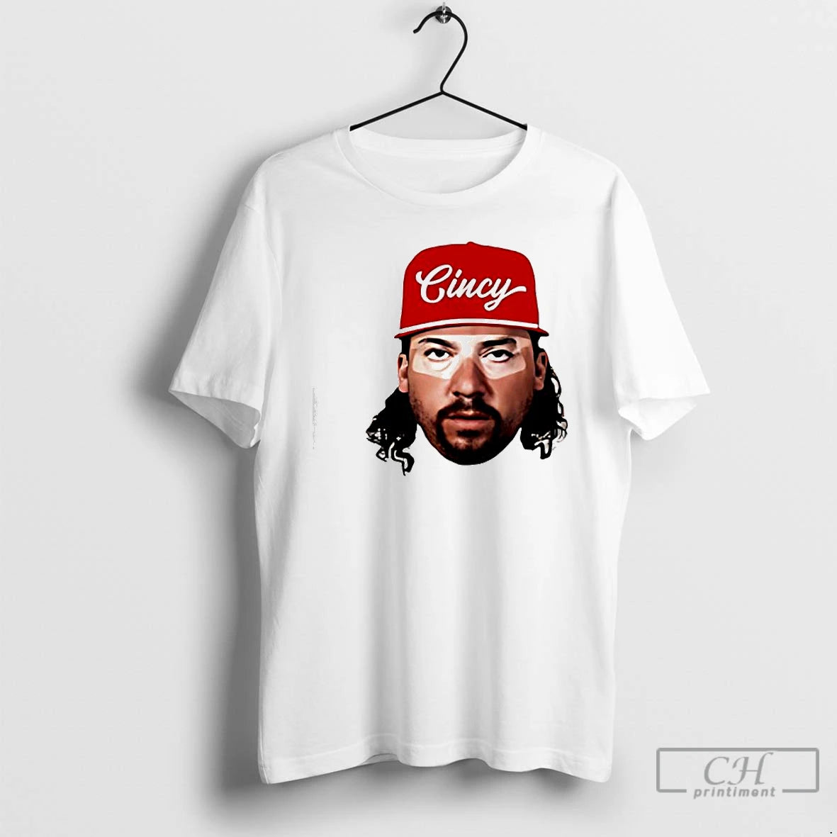 Classic Kenny Powers Cincy Head Red Graphic T-Shirts, Hoodie, Sweatshirt | ZylaModa.com