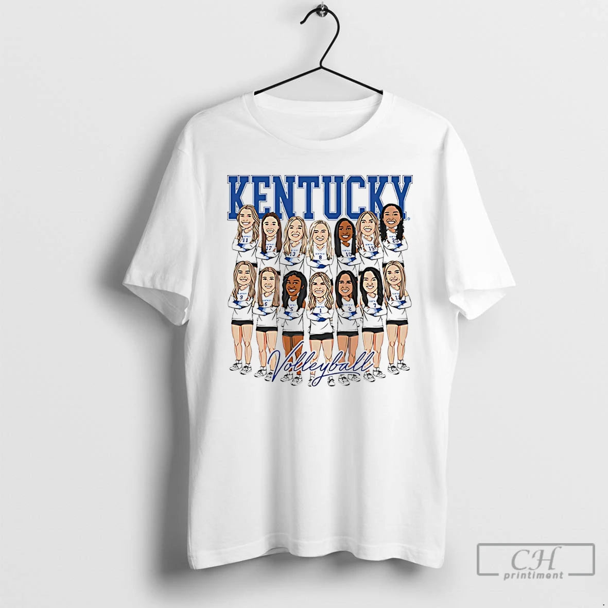 Classic Kentucky Womens Volleyball Ncaa Team Caricature 25 26 T-Shirts, Hoodie, Sweatshirt | ZylaModa.com