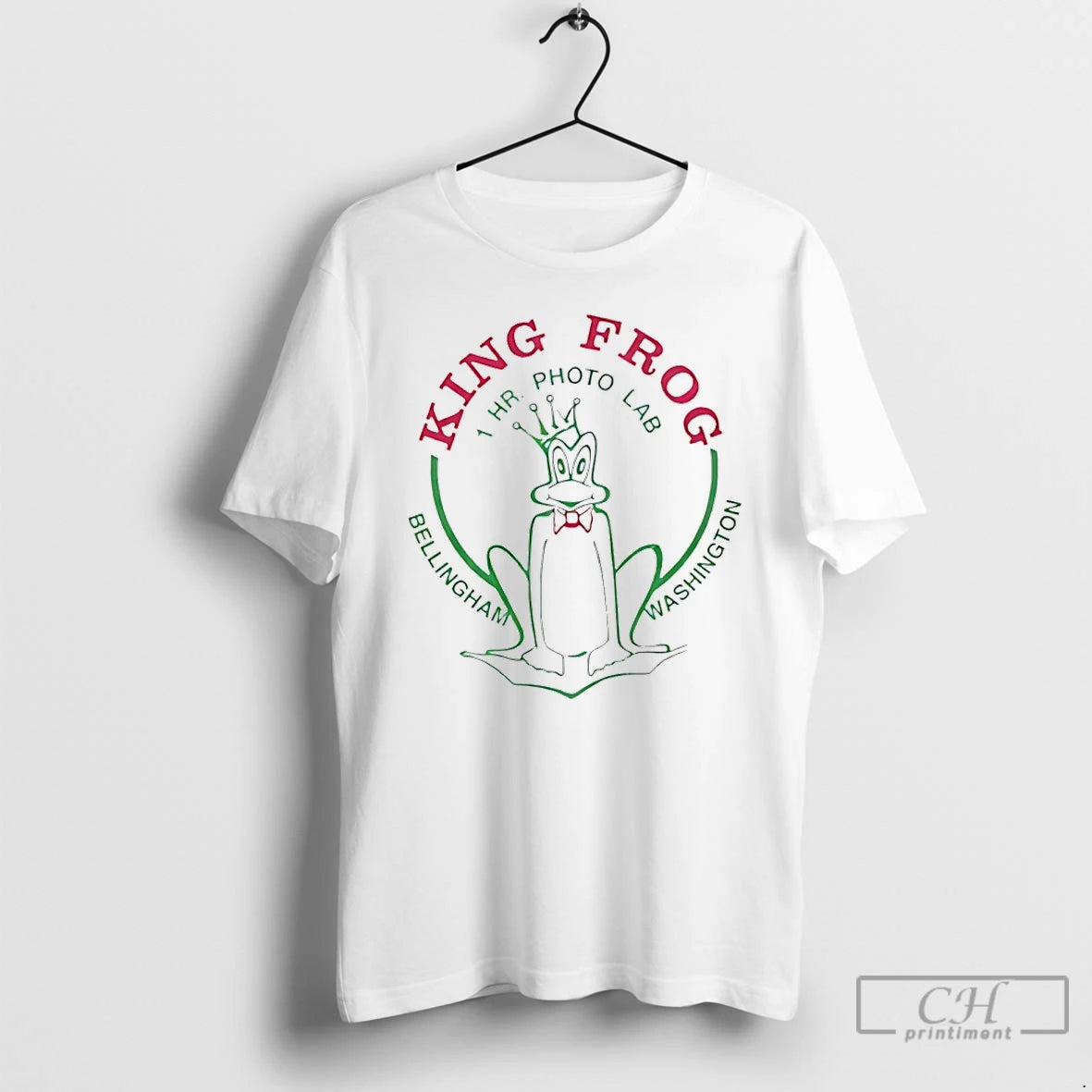 Classic King Frog One Hour Photo Lab Bellingham T-Shirts, Hoodie, Sweatshirt | ZylaModa.com