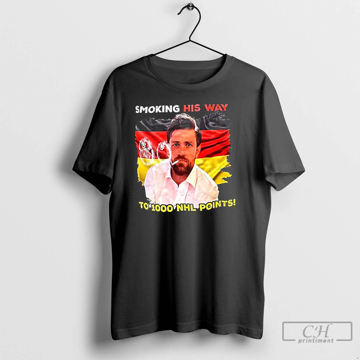 Classic Leon Draisaitl Smoking His Way To 1000 Nhl Points T-Shirts, Hoodie, Sweatshirt | ZylaModa.com