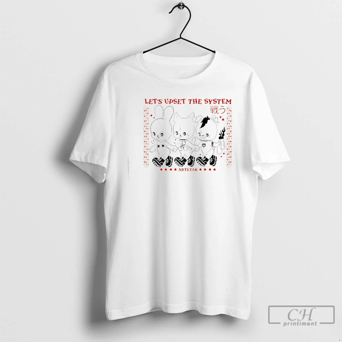 Classic Lets Upset The System Three Anthropomorphic Animal T-Shirts, Hoodie, Sweatshirt | ZylaModa.com