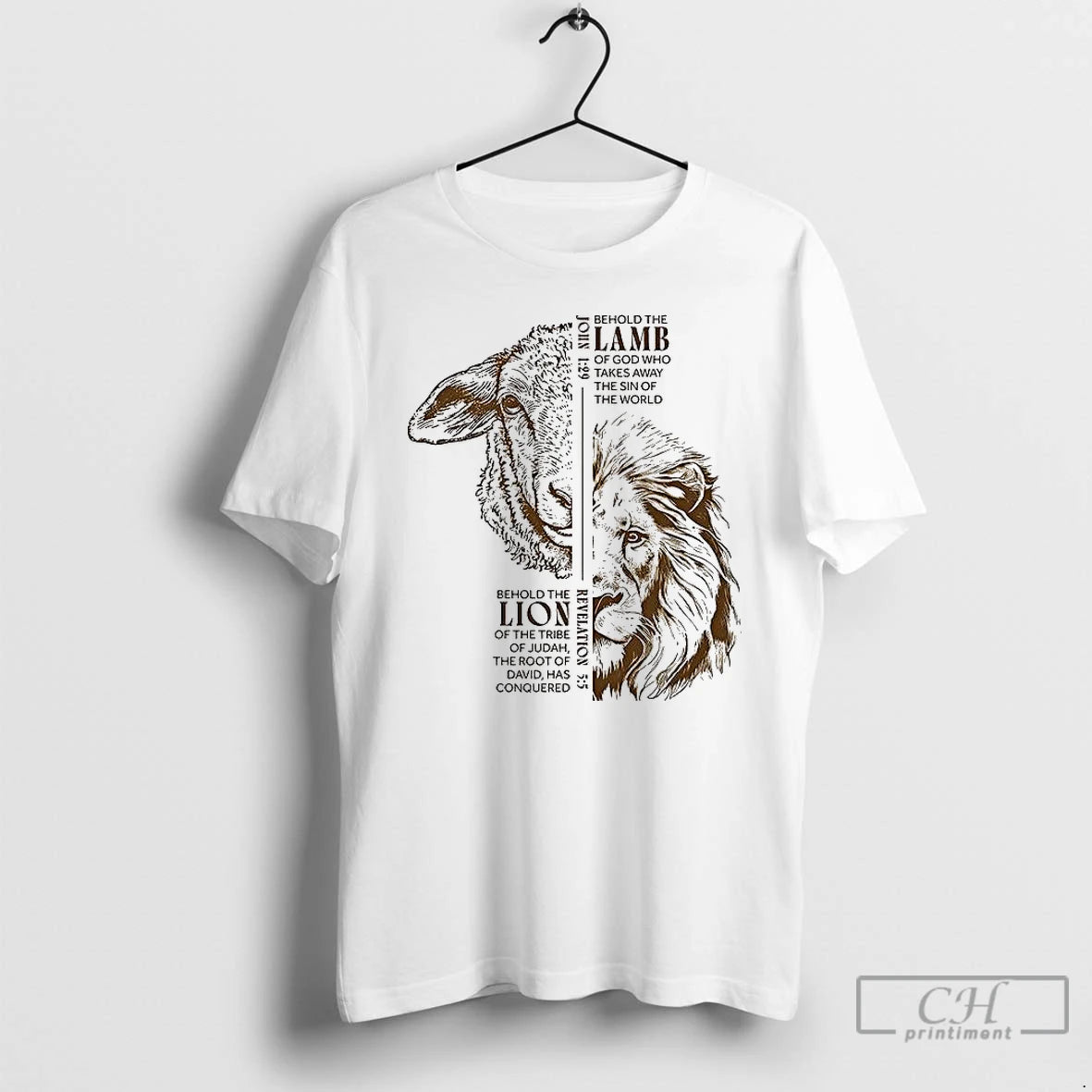 Classic Lion And Lamb Of God Who Takes Away The Sin Of The World T-Shirts, Hoodie, Sweatshirt | ZylaModa.com