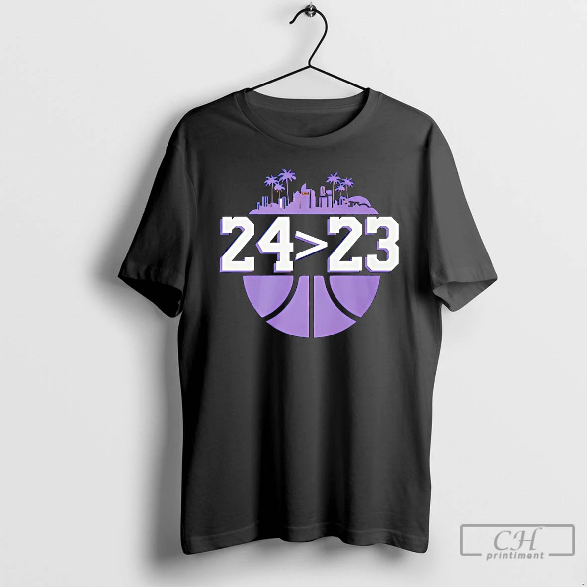 Classic Los Angeles Lakers Basketball 24 23 City Skyline T-Shirts, Hoodie, Sweatshirt | ZylaModa.com
