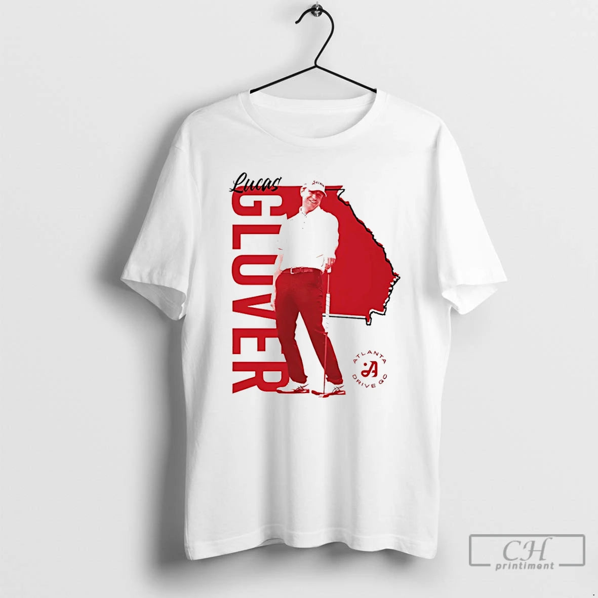 Classic Lucas Glover Atlanta Drive Gc Vertical Name Golf T-Shirts, Hoodie, Sweatshirt | ZylaModa.com