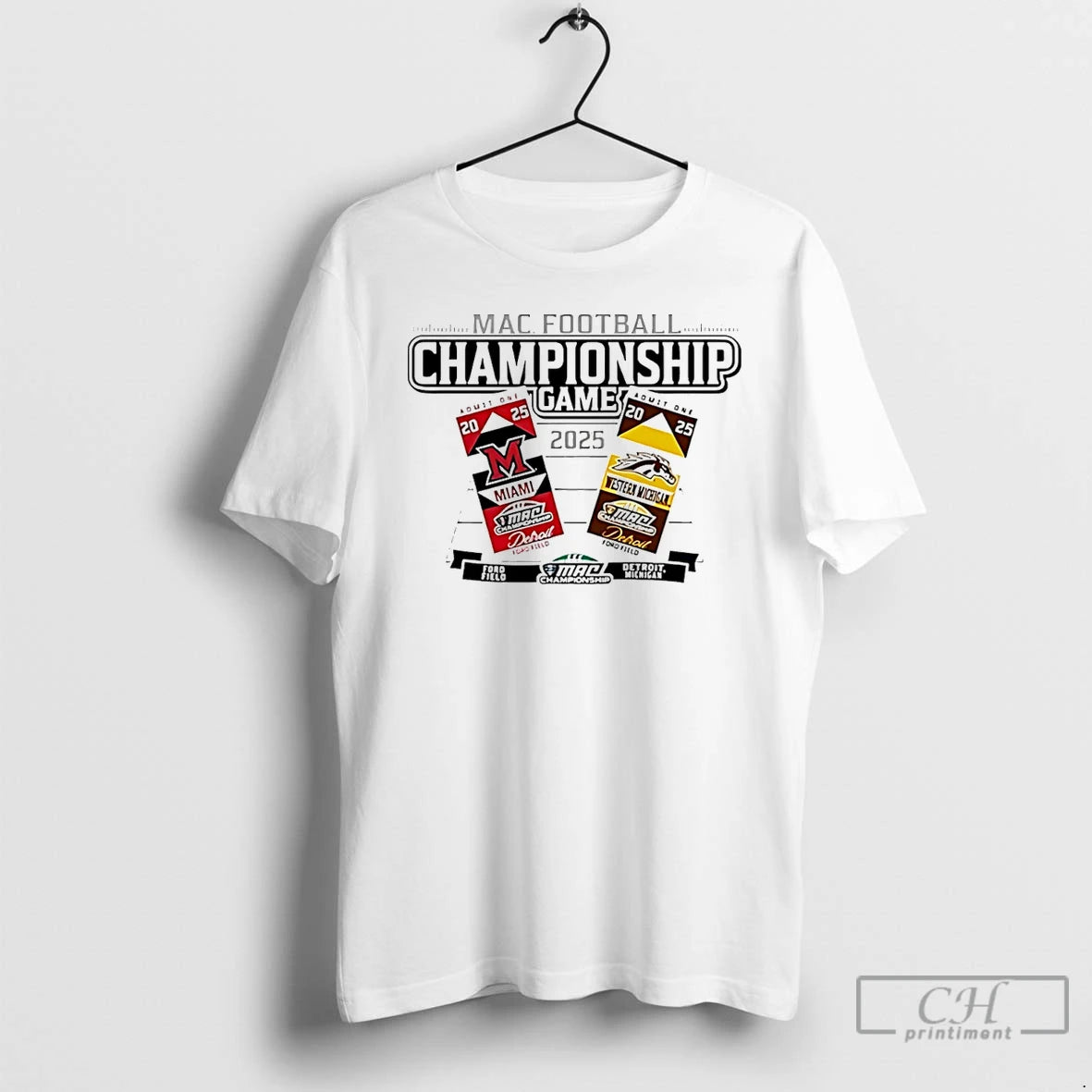 Classic Mac Football Championship 2025 Miami Redhawks Vs Western Michigan T-Shirts, Hoodie, Sweatshirt | ZylaModa.com