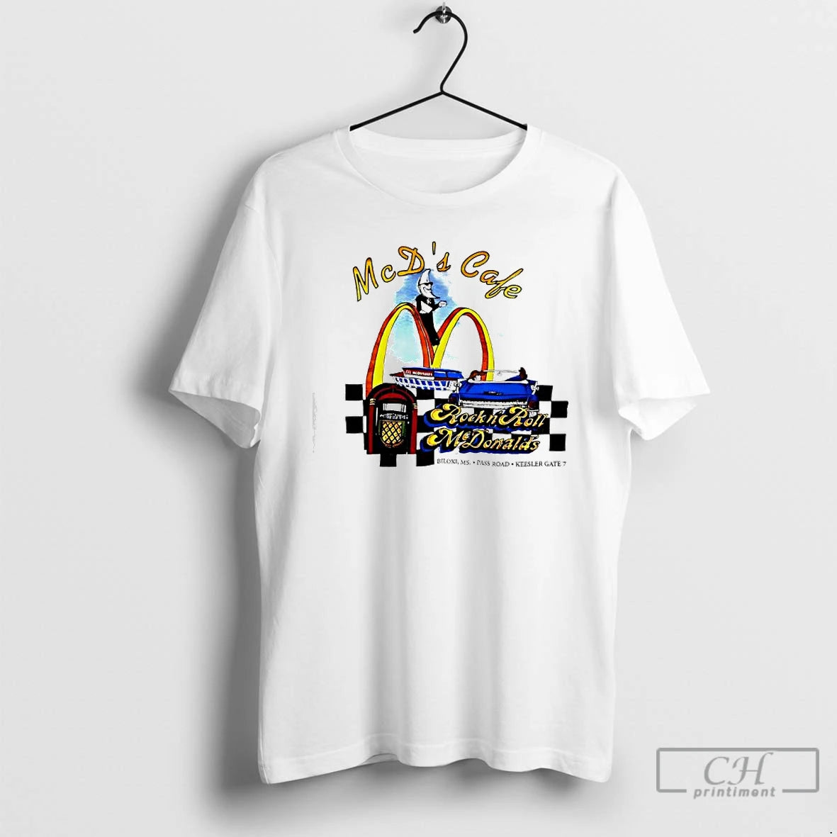 Classic Mcdonalds Cafe Rock N Roll Vintage T-Shirts, Hoodie, Sweatshirt | ZylaModa.com
