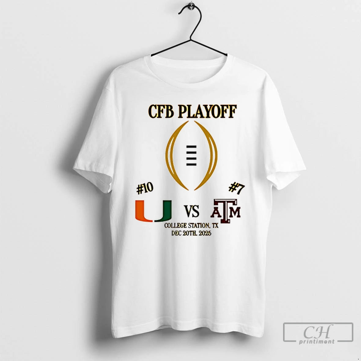 Classic Miami Vs Texas Am 2025 Cfp First Rd Playoff Game 2 T Shirts Sweater Hoodie, Sweatshirt | ZylaModa.com