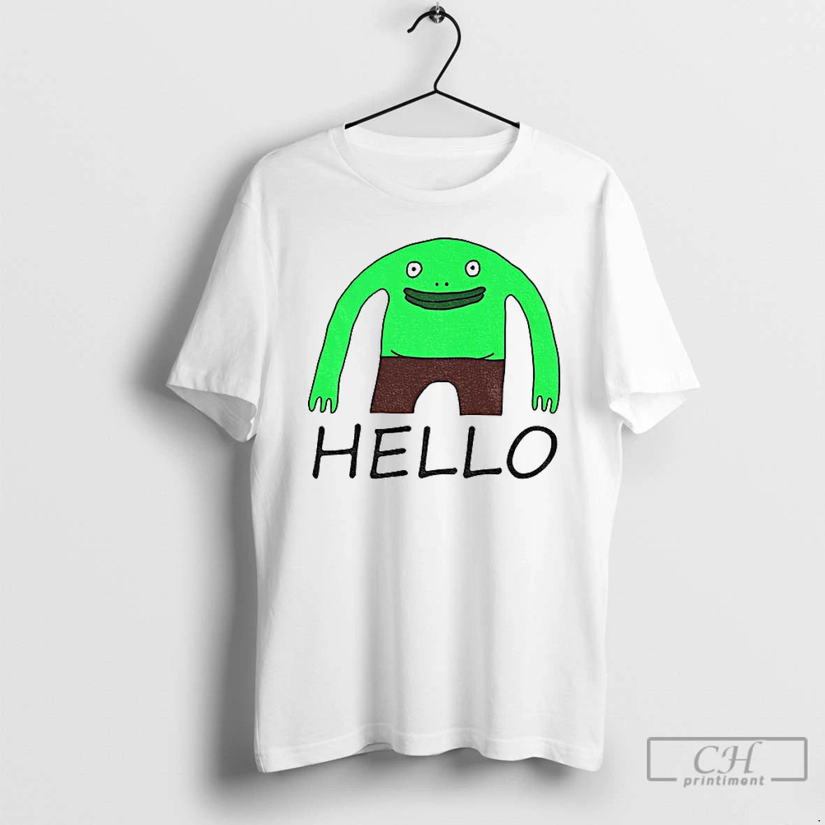 Classic Mr Frog Hello Hand Drawn T-Shirts, Hoodie, Sweatshirt | ZylaModa.com