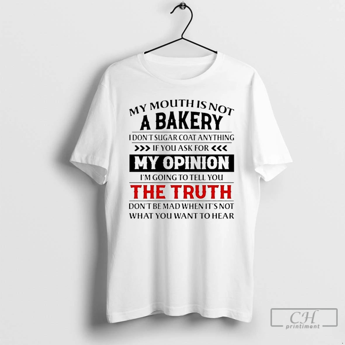 Classic My Mouth Is Not %d0%b0 Bakery I Dont Sugar Coat Anything If You Ask T-Shirts, Hoodie, Sweatshirt | ZylaModa.com