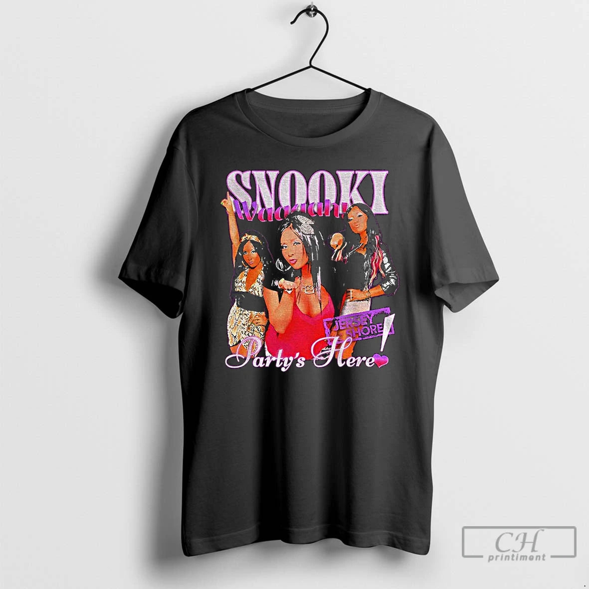 Classic Nicole Polizzi Jersey Shore Partys Here Snooki T-Shirts, Hoodie, Sweatshirt | ZylaModa.com