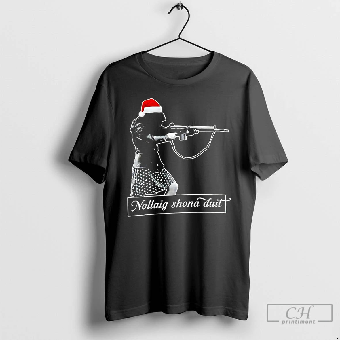 Classic Nollaig Shona Duit Santa Christmas T-Shirts, Hoodie, Sweatshirt | ZylaModa.com