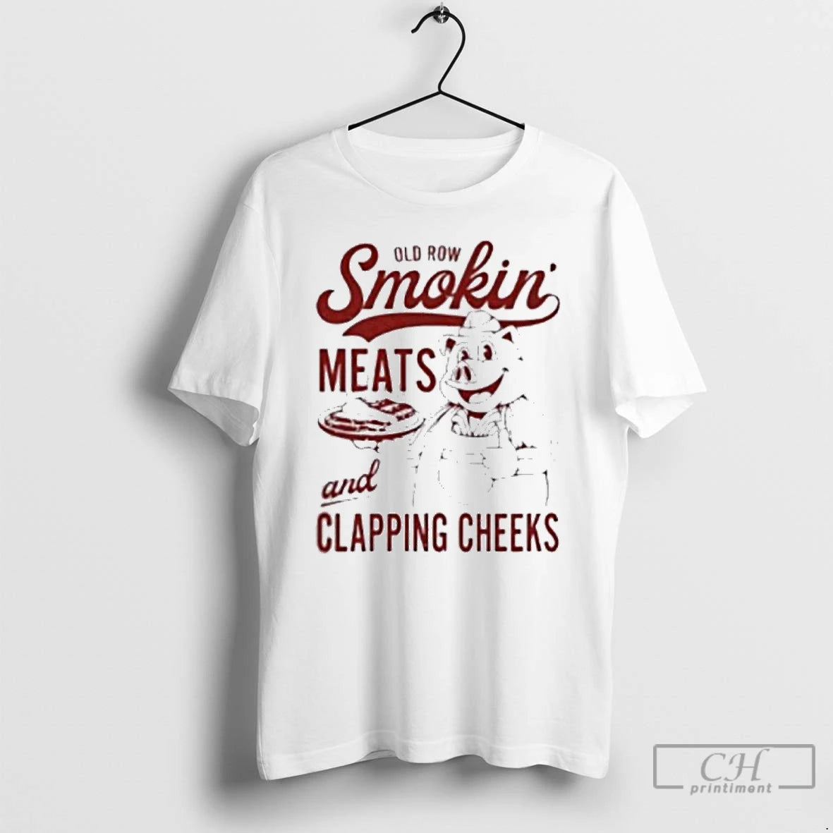 Classic Old Row Smokin Meats And Clapping Cheeks T-Shirts, Hoodie, Sweatshirt | ZylaModa.com