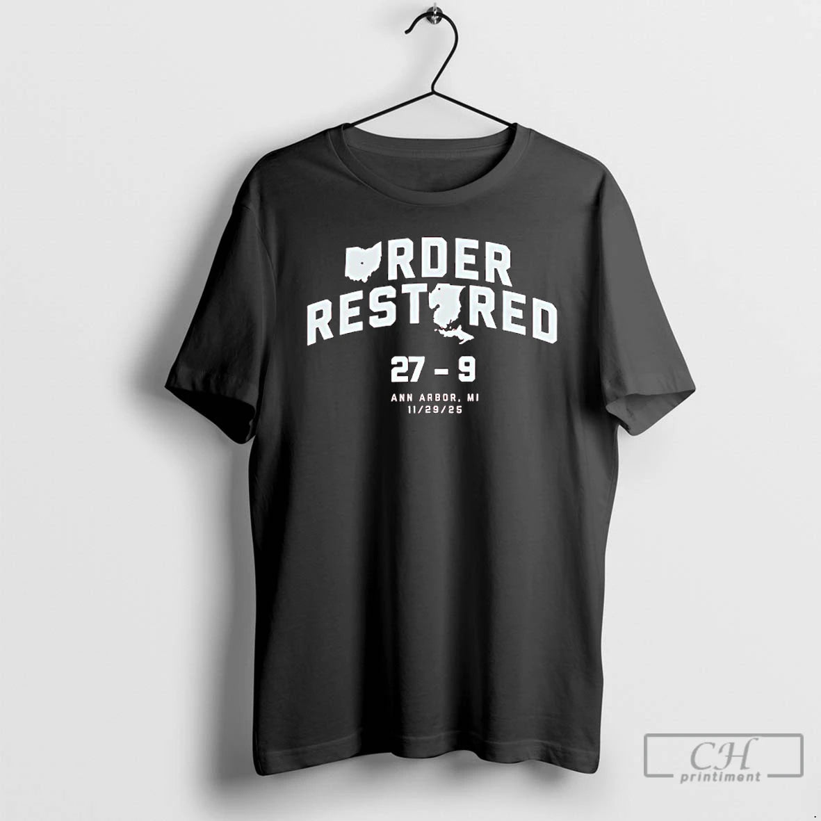 Classic Order Restored Event 27 9 Score Ann Arbor Mi Nov 29th 2025 T Shirts Hoodie, Sweatshirt | ZylaModa.com