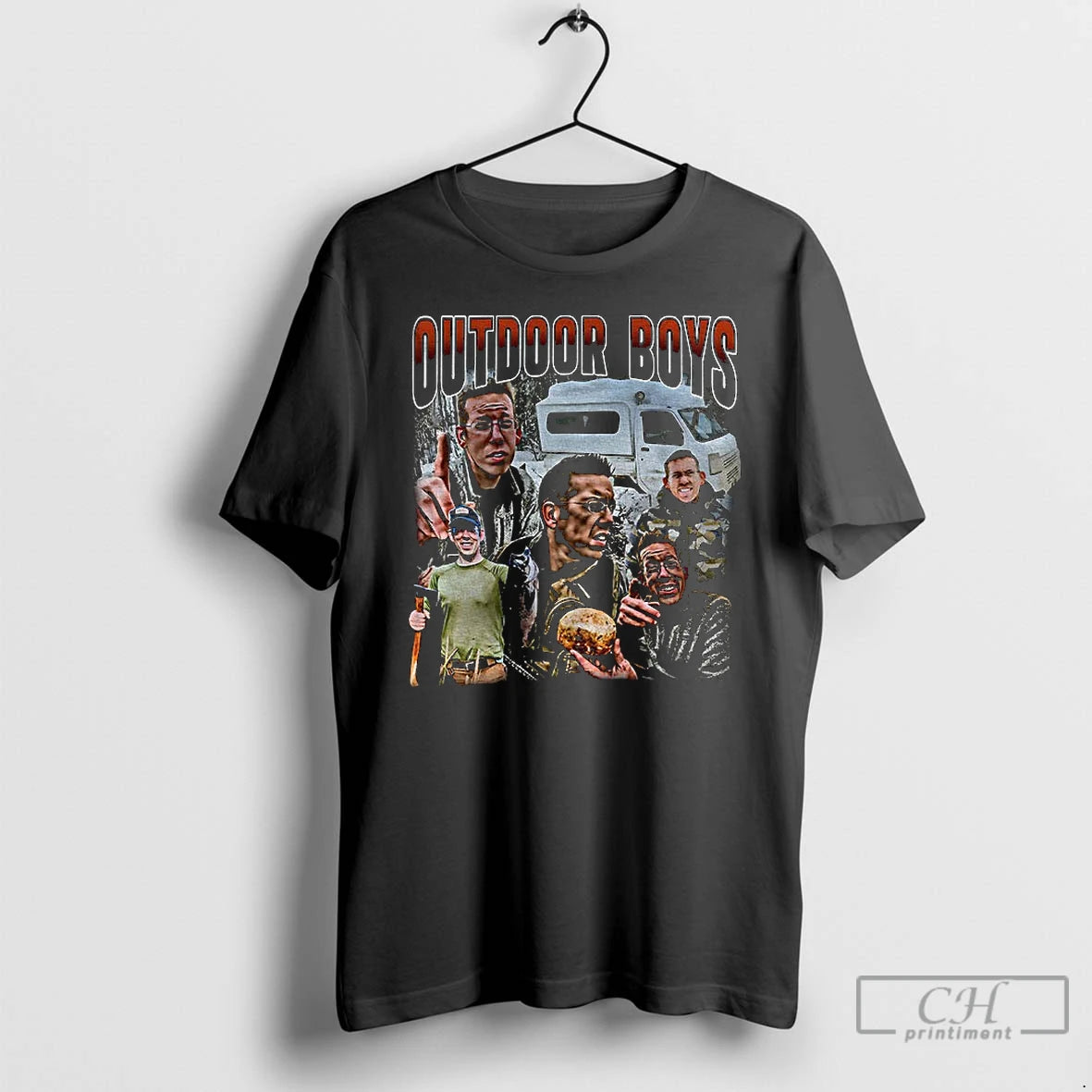 Classic Outdoor Boys Camping Nature Lover Graphic T-Shirts, Hoodie, Sweatshirt | ZylaModa.com