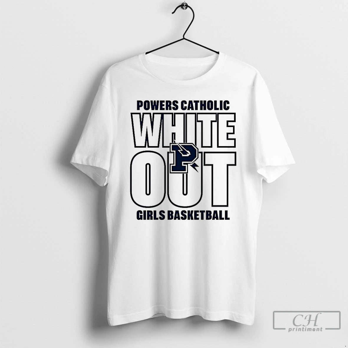 Classic Powers Catholic White Out Girl Basketball T-Shirts, Hoodie, Sweatshirt | ZylaModa.com