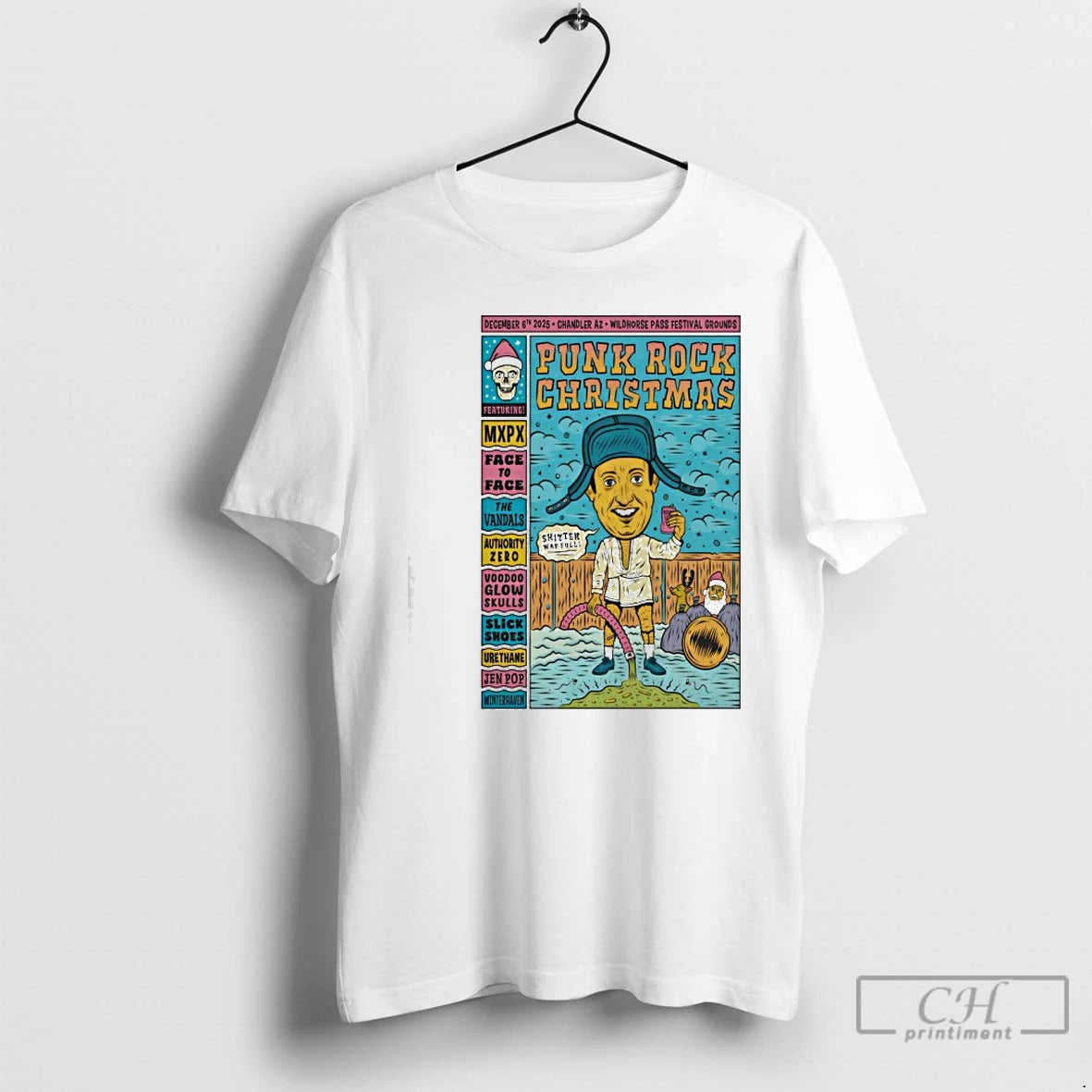 Classic Punk Rock Christmas Event Chandler On Dec 6 2025 T-Shirts, Hoodie, Sweatshirt | ZylaModa.com