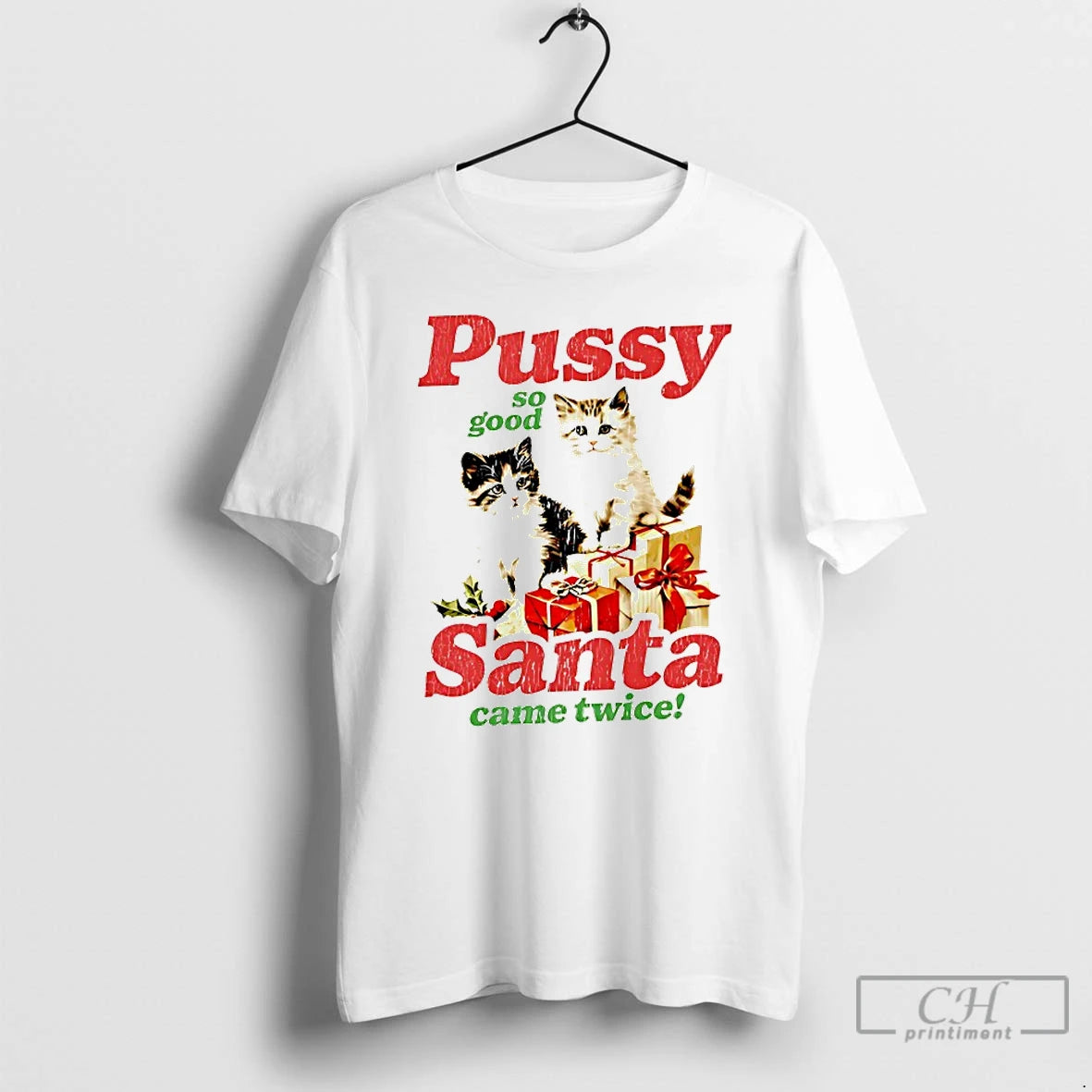 Classic Pussy So Good Santa Came Twice T-Shirts, Hoodie, Sweatshirt | ZylaModa.com