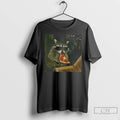 Classic Raccoon Eating Pizza Funny Meme T-Shirts, Hoodie, Sweatshirt | ZylaModa.com