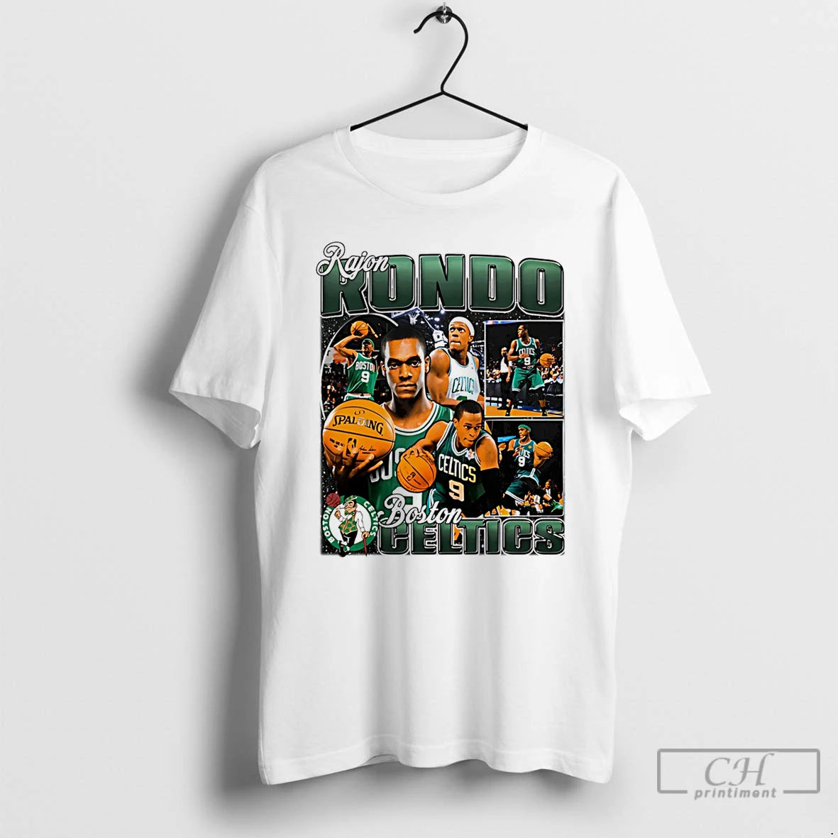 Classic Rajon Rondo Boston Celtics Player Collage T-Shirts, Hoodie, Sweatshirt | ZylaModa.com