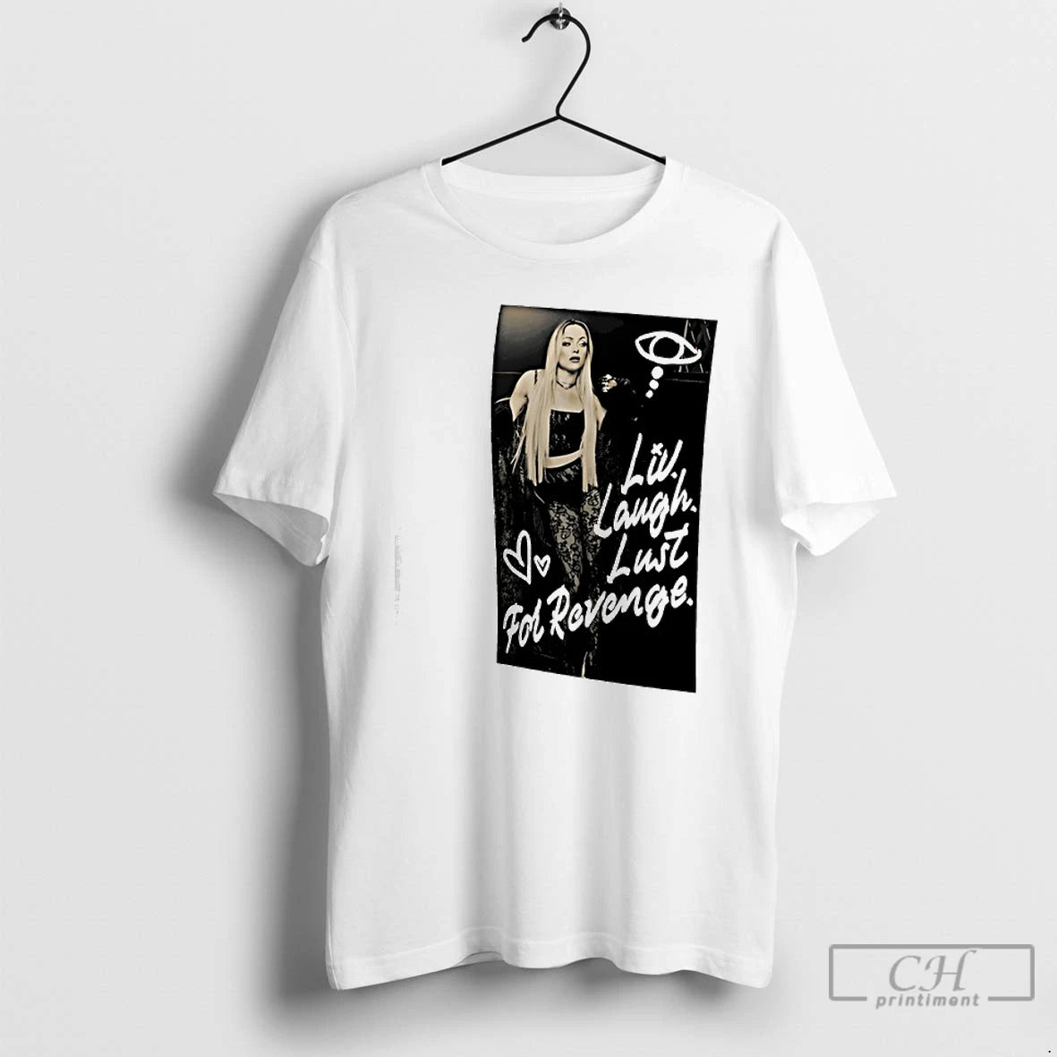 Classic Red Liv Morgan Liv Laugh Lust For Revenge Graphic T-Shirts, Hoodie, Sweatshirt | ZylaModa.com
