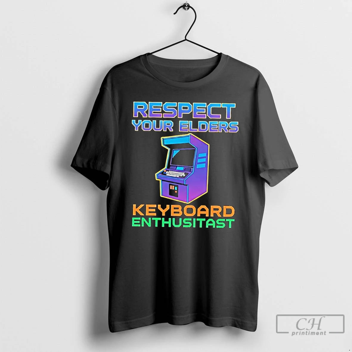 Classic Respect Your Elders Keyboard Enthusiast Retro Gaming T-Shirts, Hoodie, Sweatshirt | ZylaModa.com